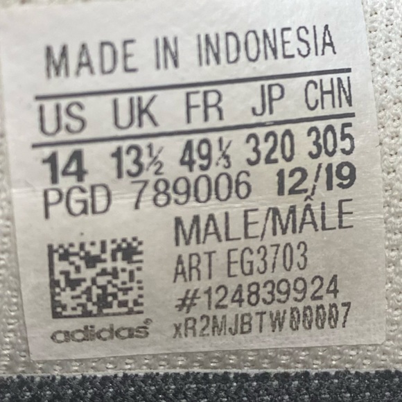 Adidas Men’s Track Sneaker Size 14. - Picture 9 of 9